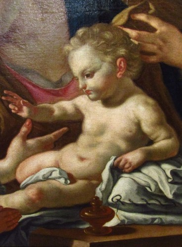  - La Vierge à l'Enfant avec le petit saint Jean-Baptiste - Francesco de Mura